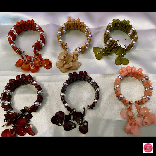 Multicoloured Open Adjustable Bracelet