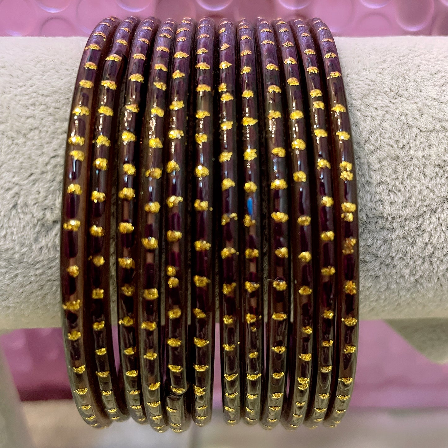 Glass Bangles in various colours: Size 2.10