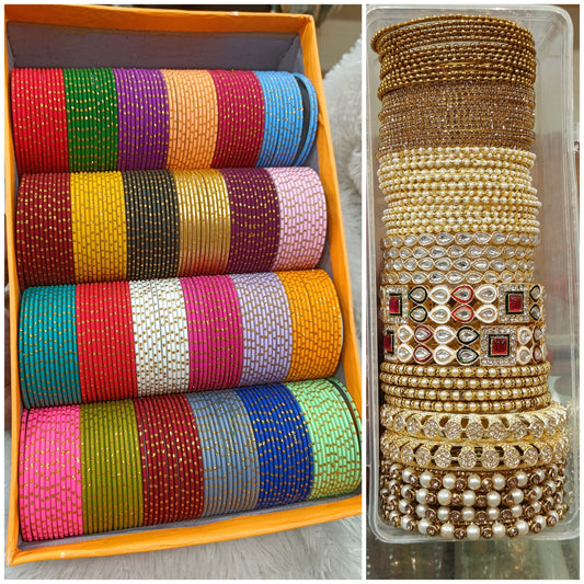 Metal Bangles & Karas Combo Pack