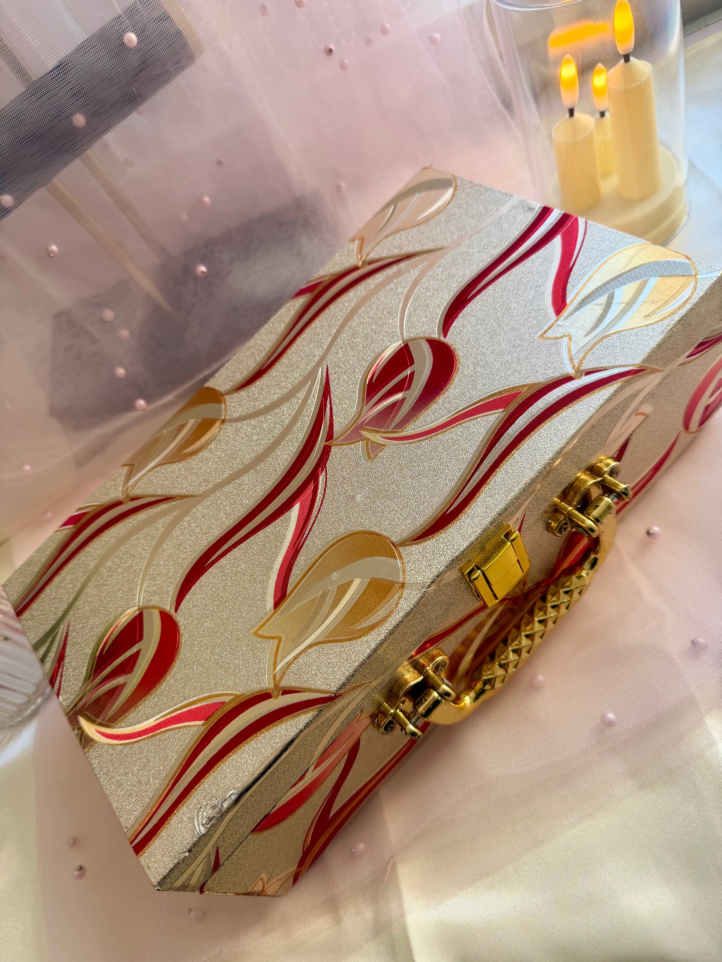 Red Bangles Box- 2 rods