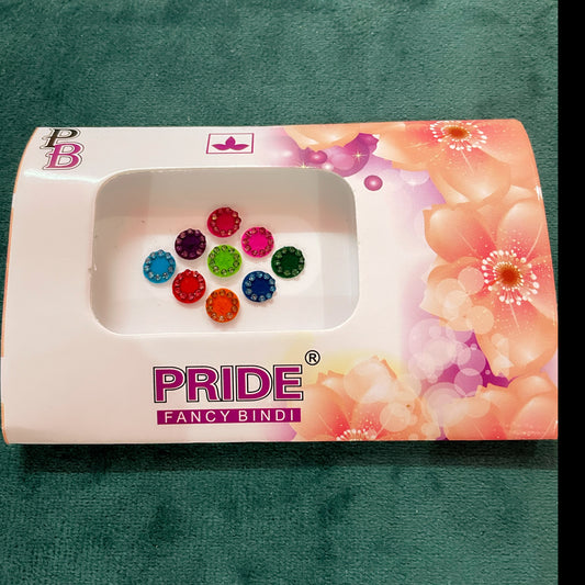 Multicoloured Stone Bindi pack
