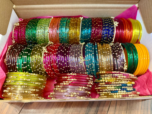 Kashmiri Glass Bangles Gift Box