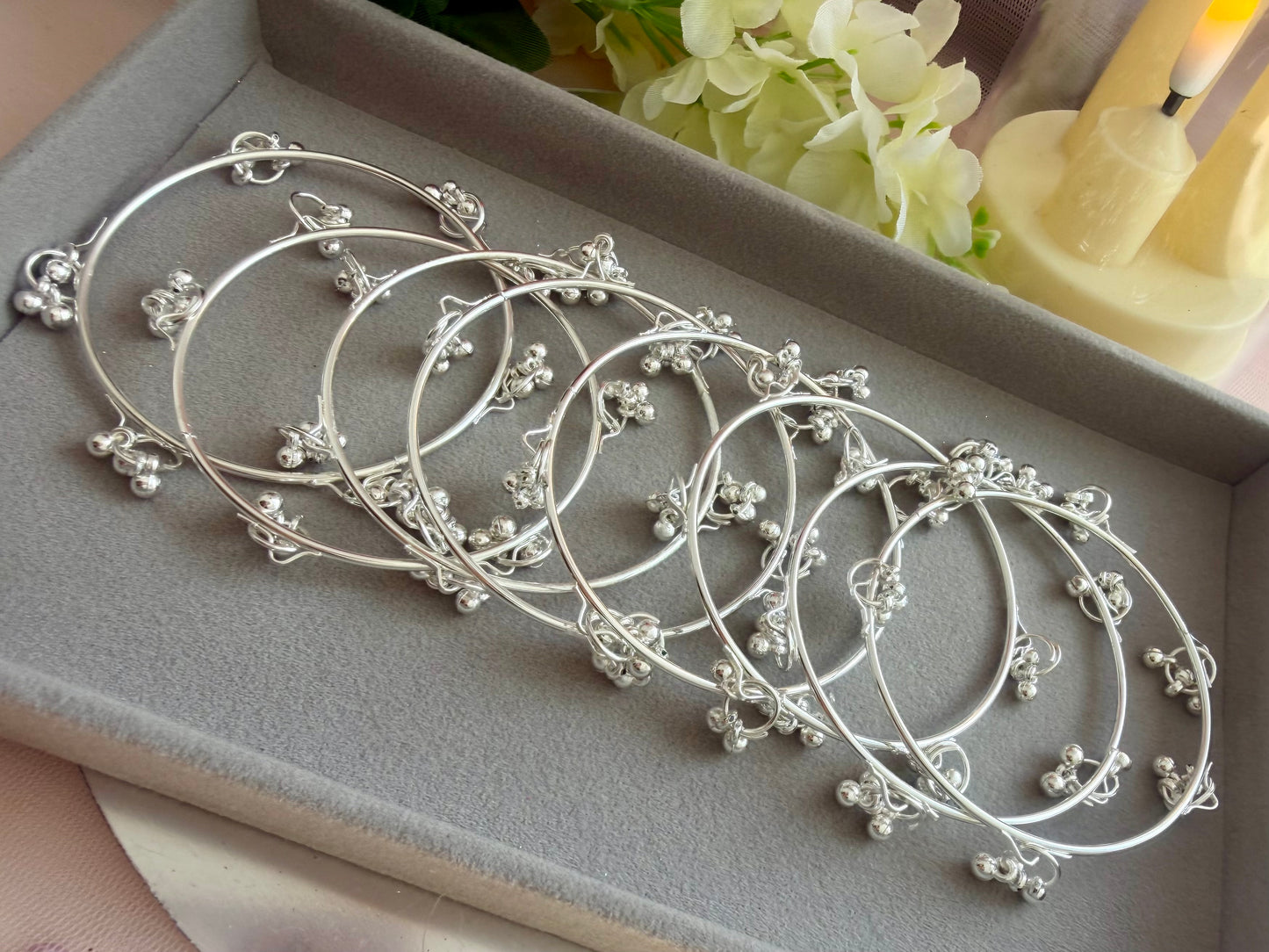 Silver Kashmiri Bangles Set