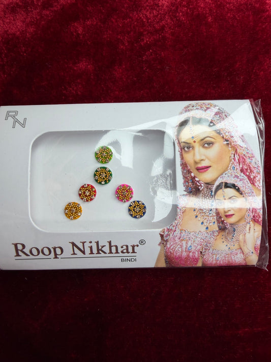 Multicoloured Stone Bindi