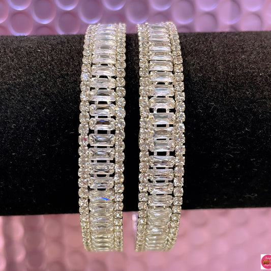 Silver American Diamond Karas