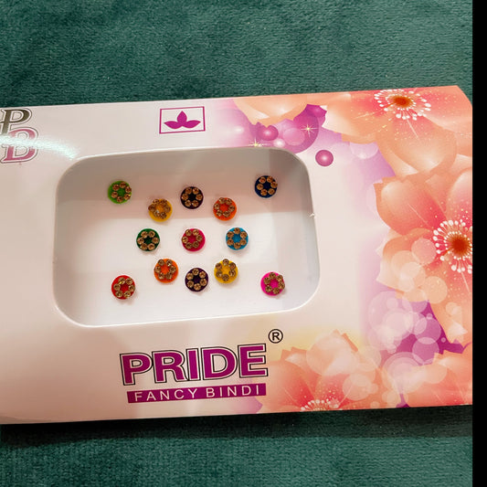 Multicoloured Stone Bindi Pack