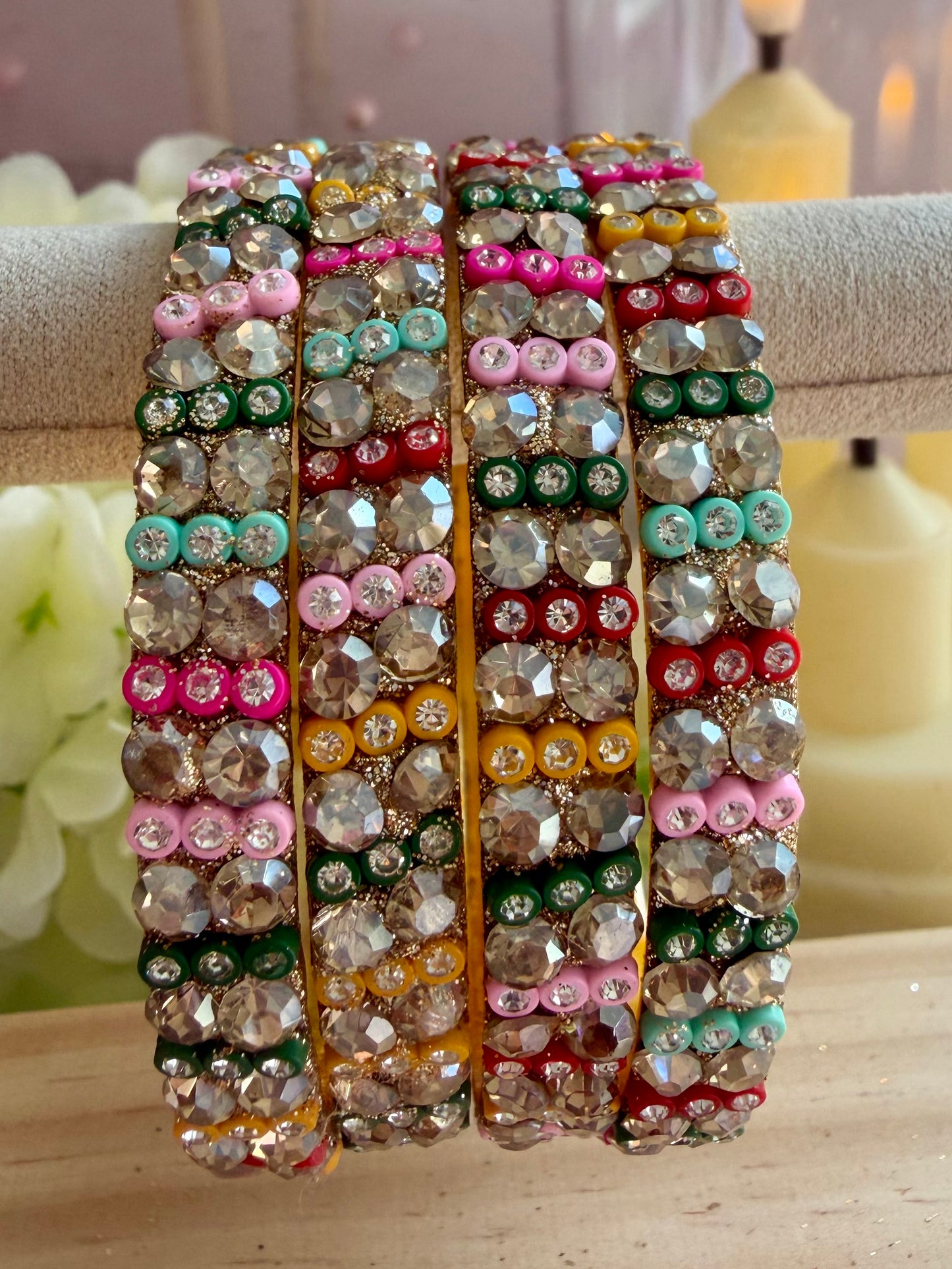 Multicoloured Stone Metal Karas
