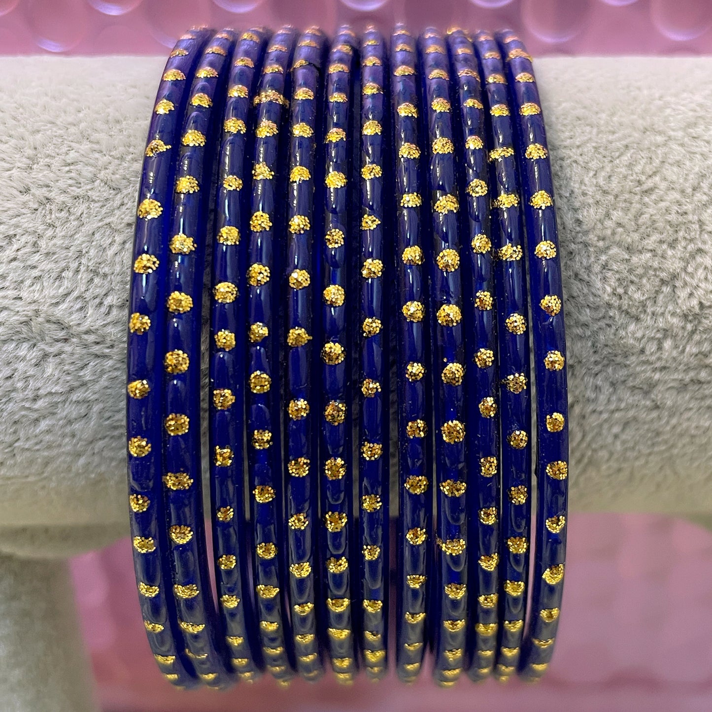 Glass Bangles in various colours: Size 2.10