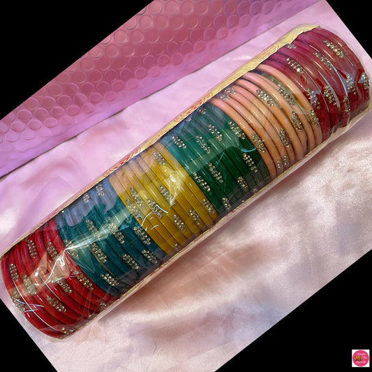 Metal Bangles/Kara Pack- Size 2.2/2.4/2.6