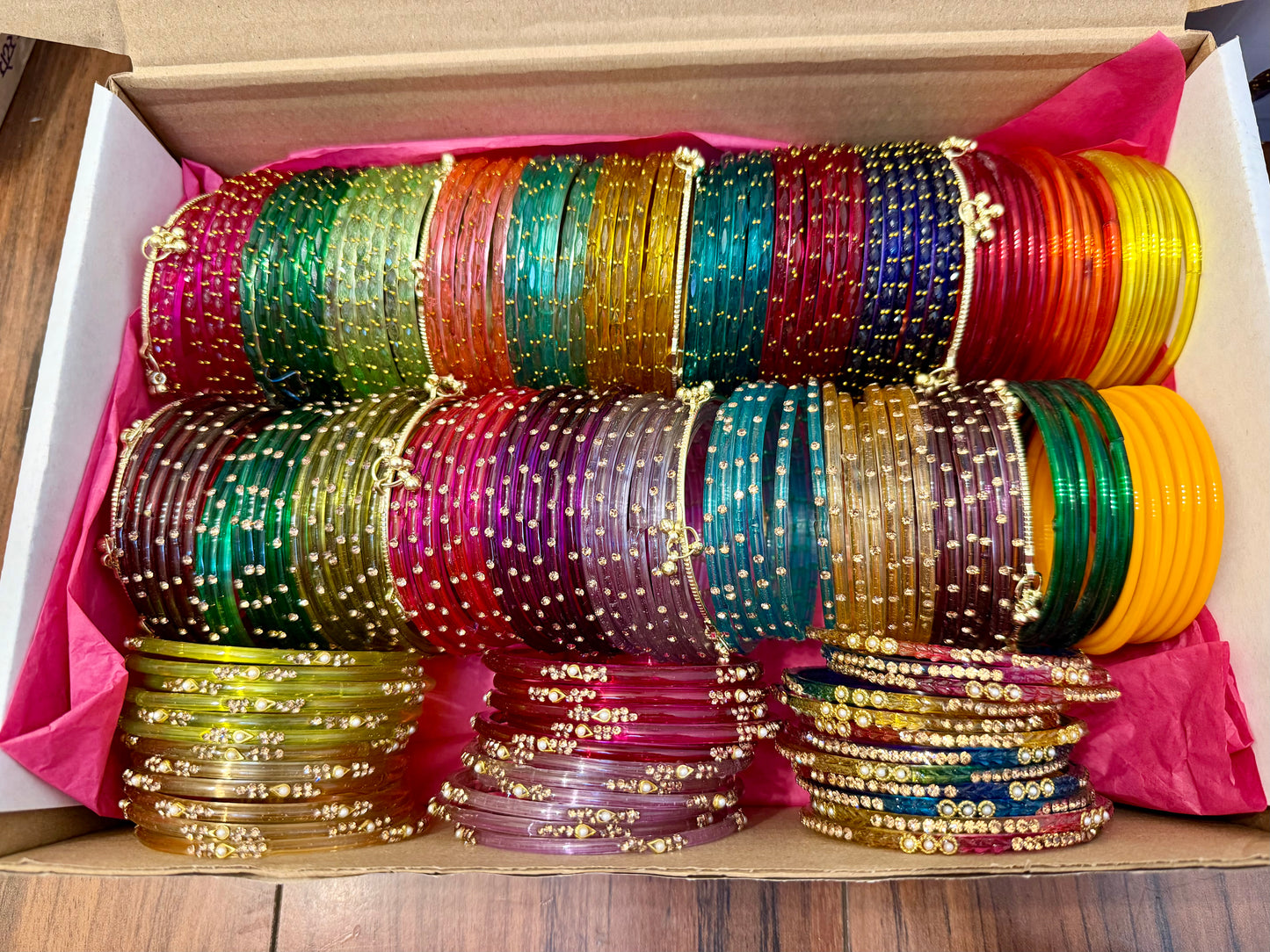 Kashmiri Glass Bangles Gift Box