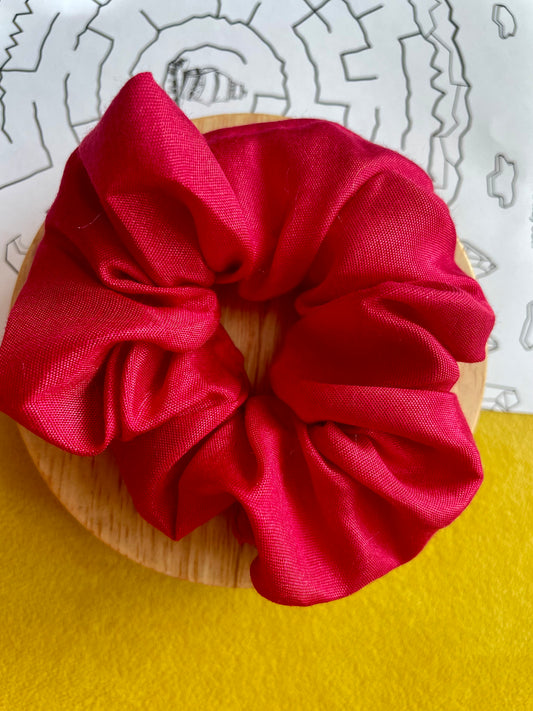 Beauty In Red Scrunchie
