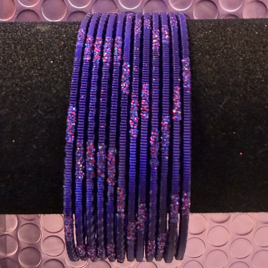 Purple Metal Bangles