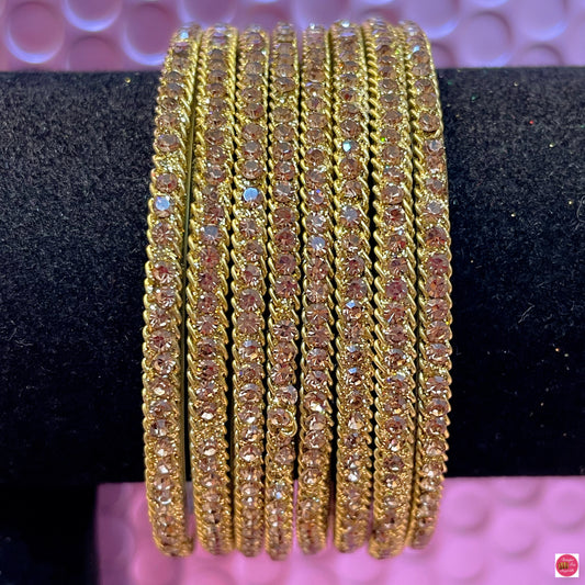 Gold Glass Karas- Size 2.2