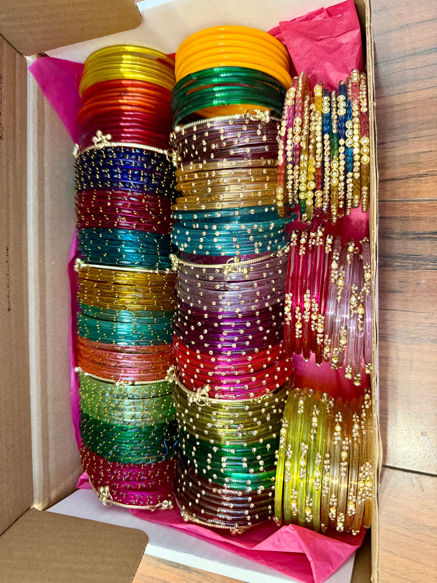 Kashmiri Glass Bangles Gift Box