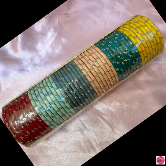 Metal Bangles/Karas Combo Pack- Size 2.8/2.10