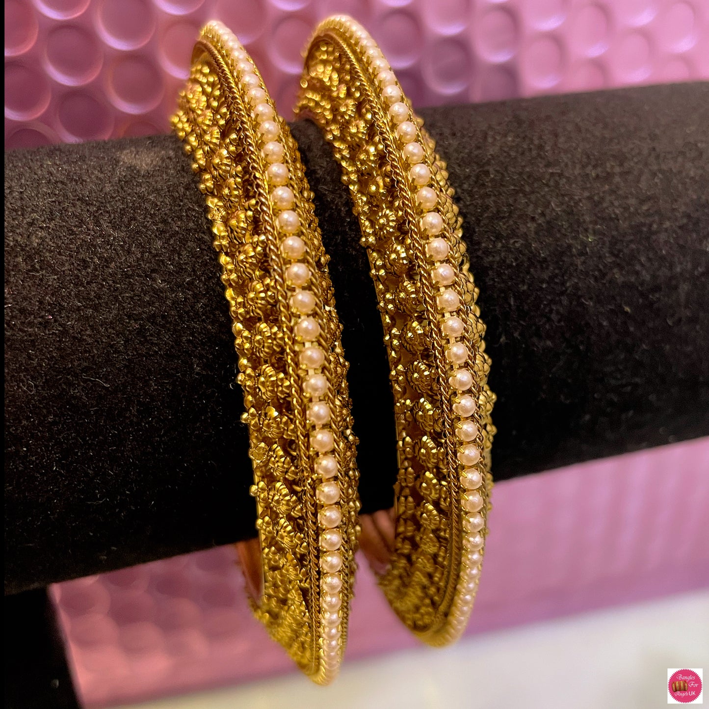 Antique Gold Pearl Karas