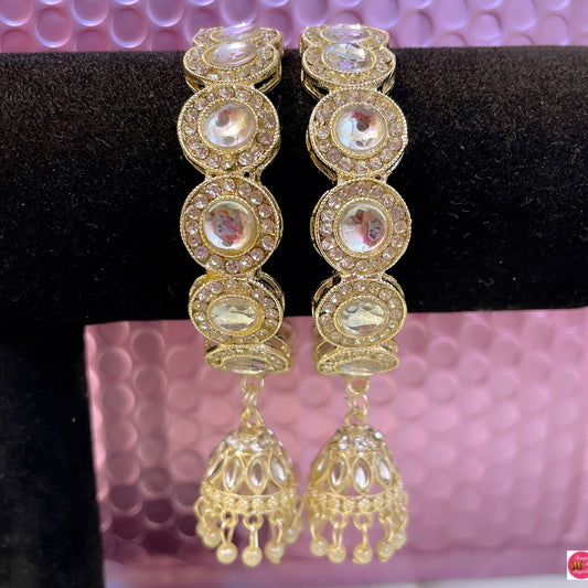 Kundan Mirror Hanging Karas