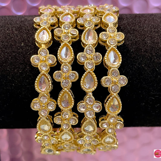 Kundan Gold Metal Karas