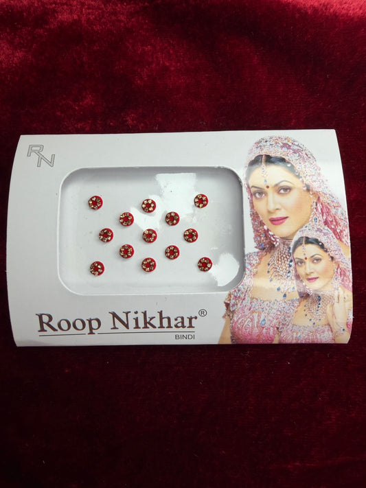 Red Stone Bindi Pack- Small