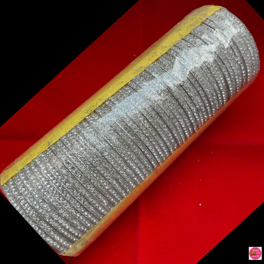 Silver Metal Bangles Pack