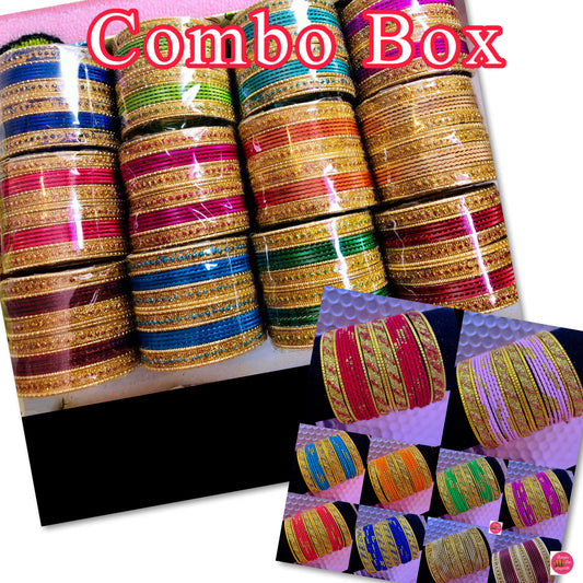 Metal Bangles Combo Box- Size 2.4