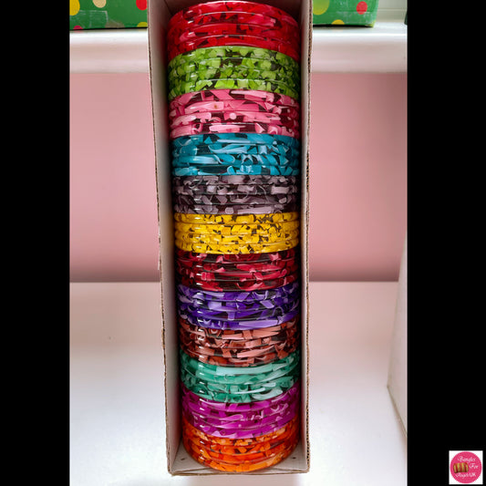 Acrylic/Plastic Bangles Box- 48 Bangles