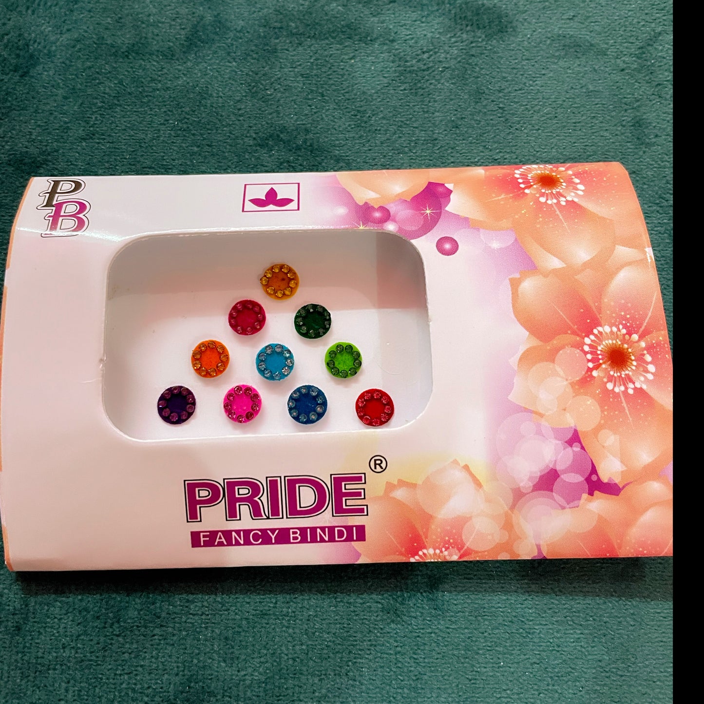 Multicoloured Stone Bindi Pack