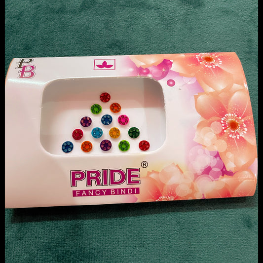 Multicoloured Stone Bindi Pack