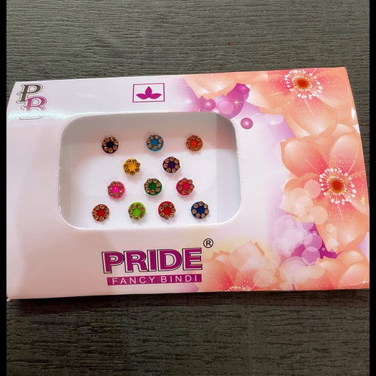 Multicoloured Stone Bindi Pack