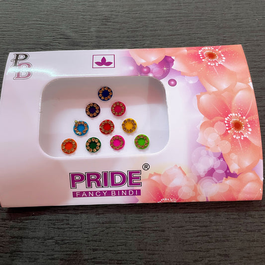 Multicoloured Stone Bindi Pack