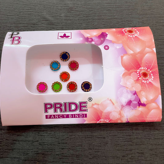 Multicoloured Stone Bindi Pack