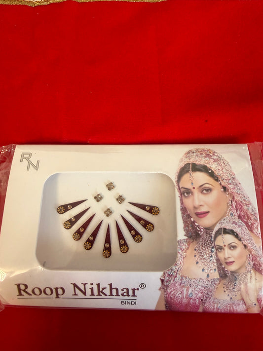 Maroon Tilak Bindi