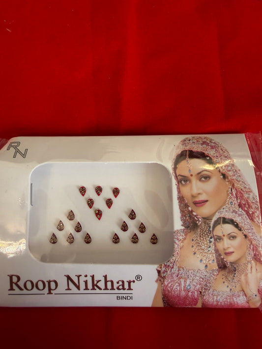 Red & Maroon Small Bindi
