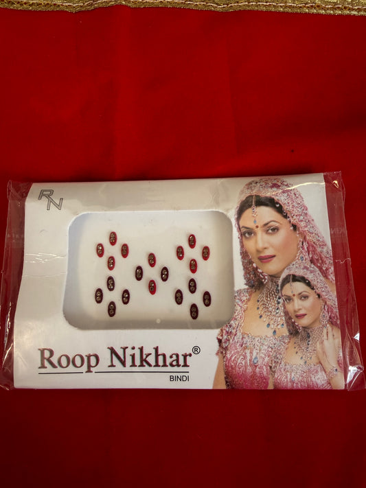 Red & Maroon Small Bindi