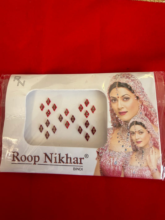 Red & Maroon Bindi