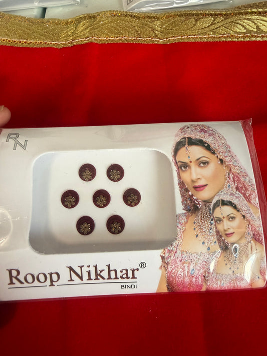 Maroon Stone Bindi