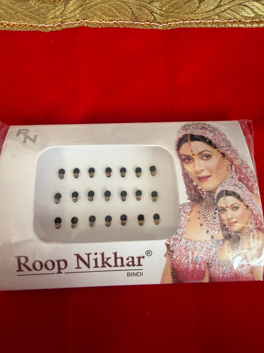 Black Stone Small Bindi Pack