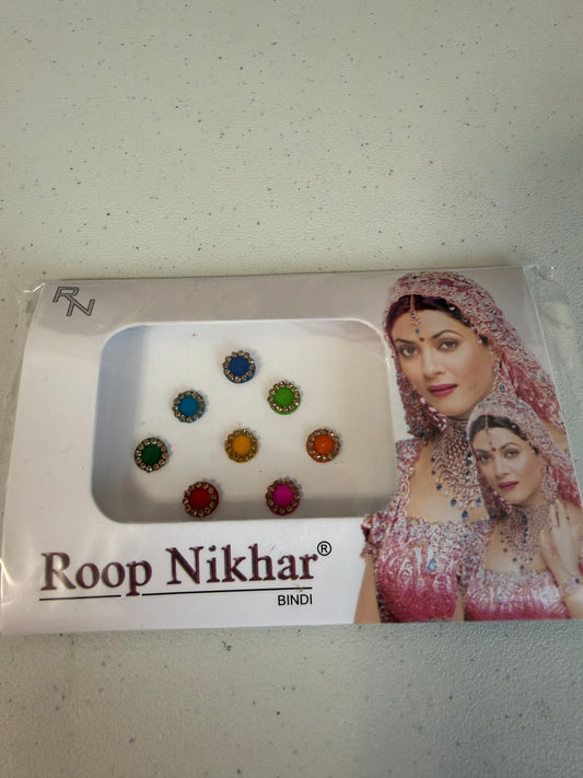 Multicoloured Stone Bindi