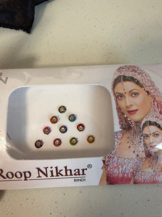 Multicoloured Small Bindi