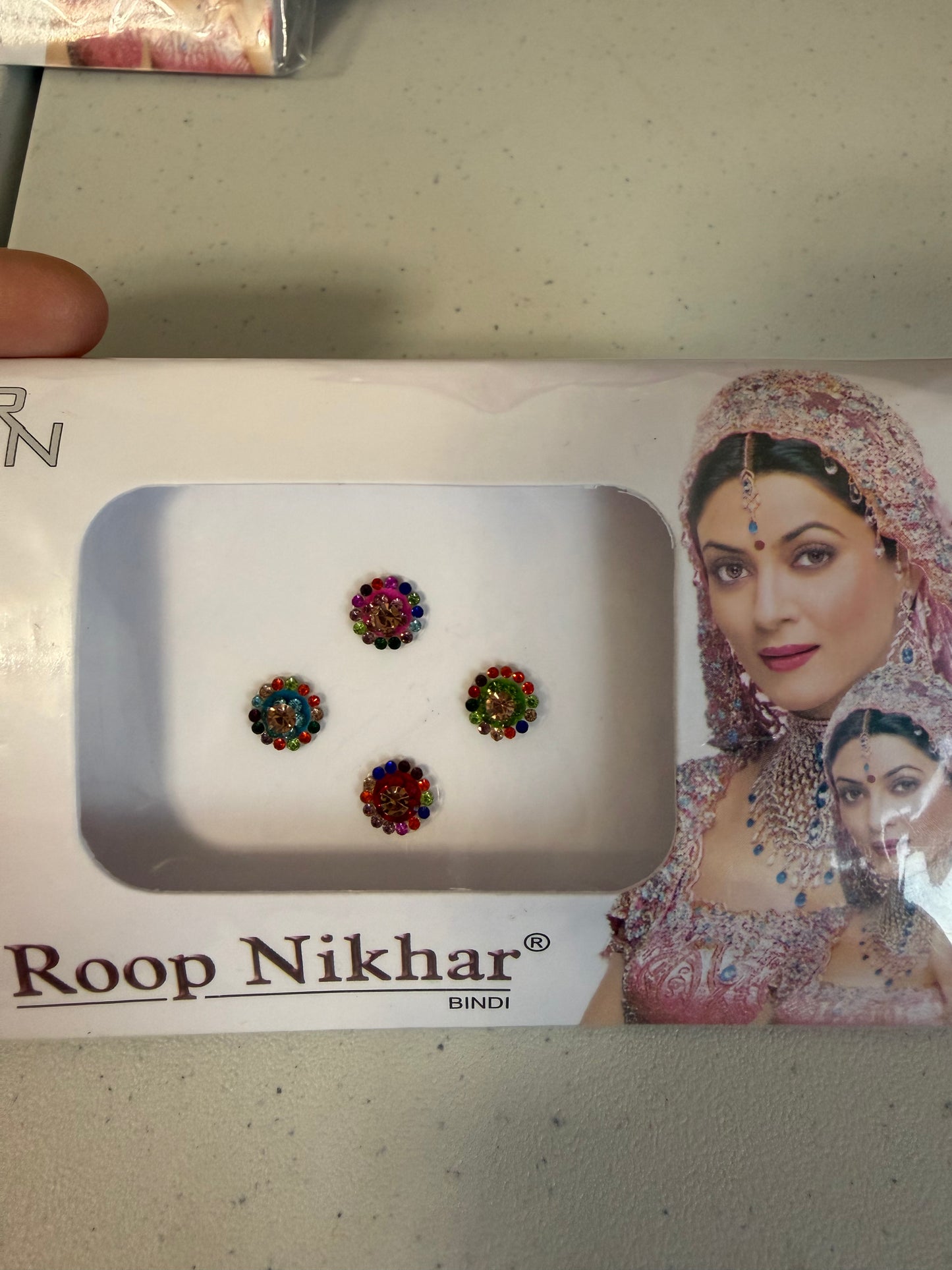 Multicoloured Stone Bindi