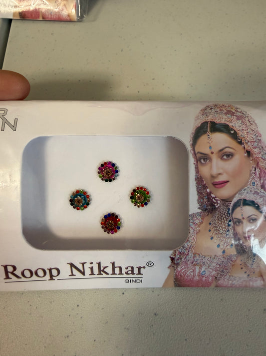 Multicoloured Stone Bindi