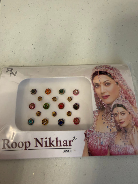 Multicoloured Stone Bindi