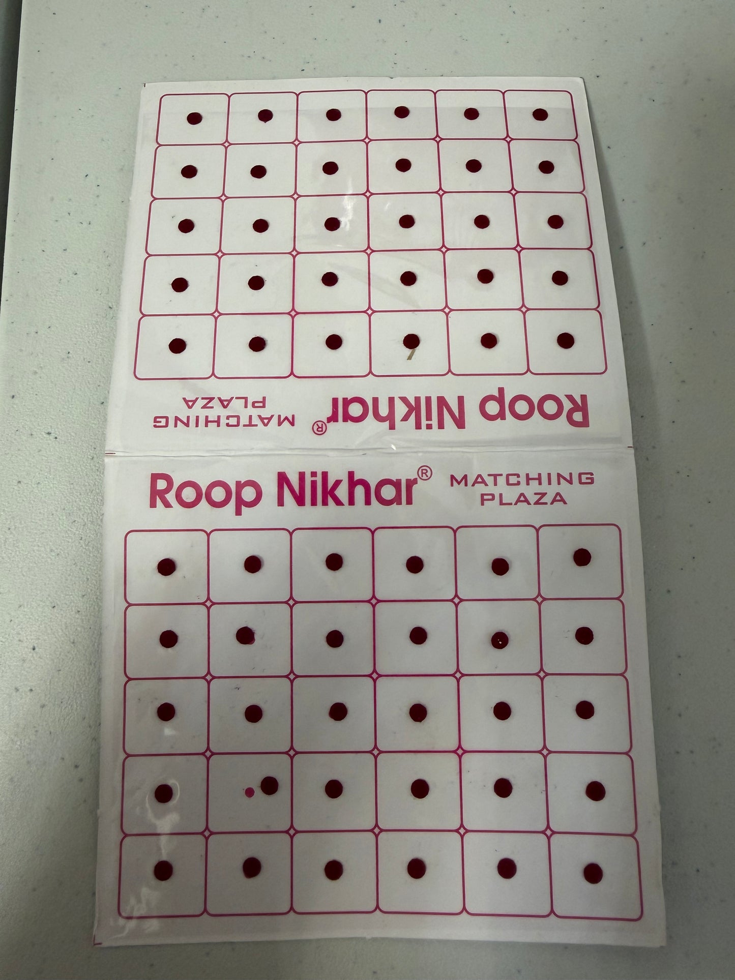 Maroon Bindi Pack- Size 1