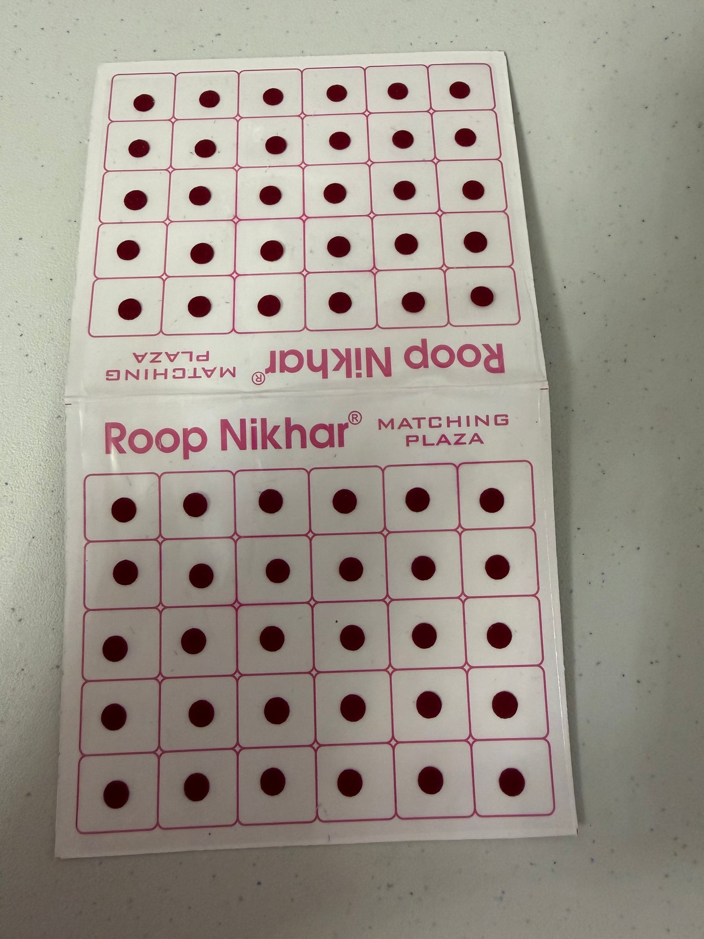 Maroon Bindi Pack- Size 2