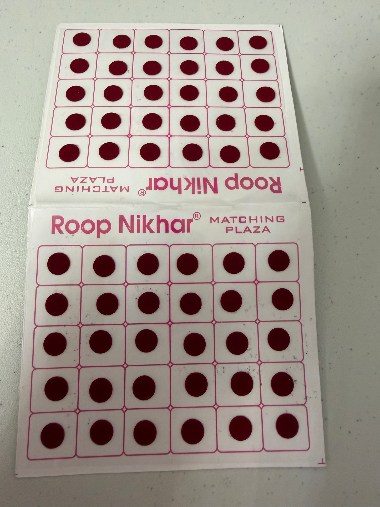Maroon Bindi Pack- Size 3