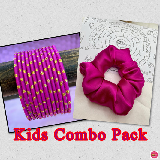 Kids Bangles & Scrunchie Combo Pack