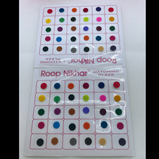 Multicoloured Bindi Pack- Size 5
