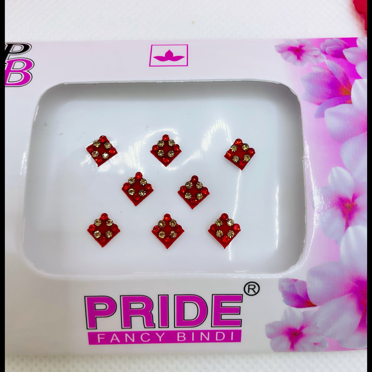 Red & Gold Stone Bindi Pack