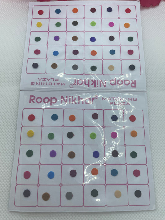 Multicoloured Bindi Pack- Size 3