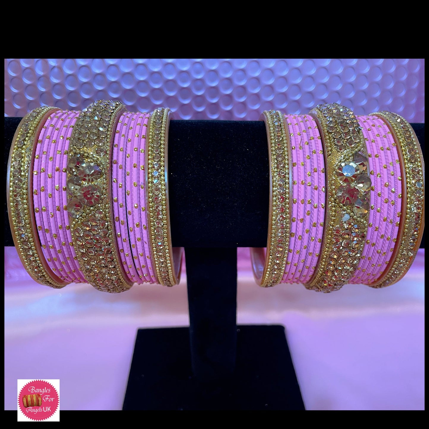 Gold Bangles Sets Various Colours- Size 2.10